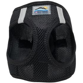 American River Solid Ultra Choke Free Dog Harness (Color: Black, size: 3XL)