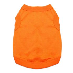 Cotton Dog Tank (Color: Sunset Orange, size: 3X-Large)