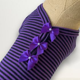 Sweet Dreams Dog Pajamas (Color: Striped Pink, size: XS)