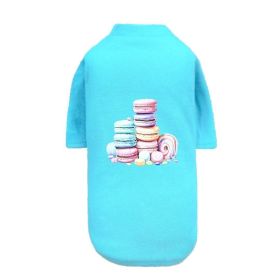 Macaoon Dog Tee (Color: Teal, size: XXS)
