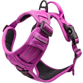 Venture Paw Pull Control Dog Harness (Color: Wild Raspberry, size: small)
