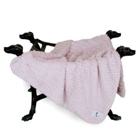 Paris Dog Blankets (Color: Rosewater, size: SM)