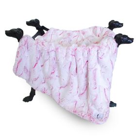 Whisper Dog Blanket (Color: Fuchsia, size: LG)